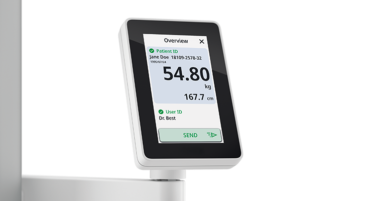 Scale-up Line - EMR-validated ultrasonic measuring station with ID-Display and handrail #4